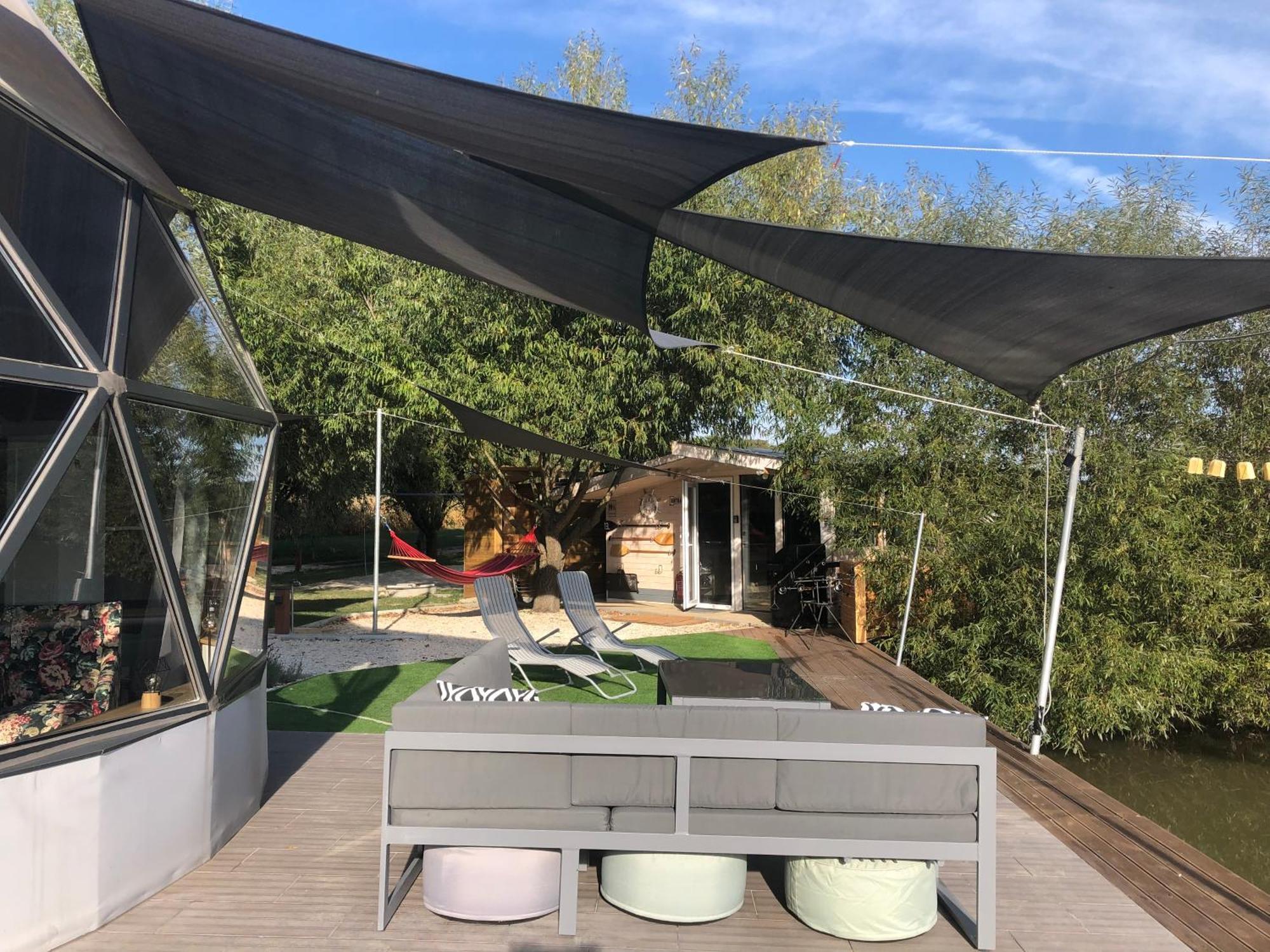 Domeglamping At Fishinglake Sagvar Exterior photo